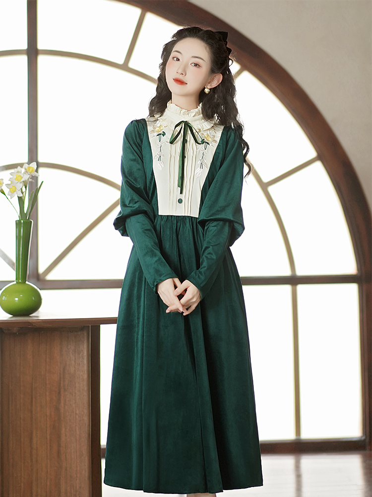 پیراهن کلاسیک کد J405 کره ای